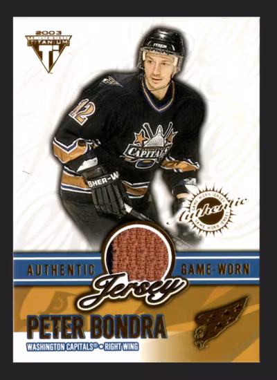 2002-03 Titanium Jerseys #73 Peter Bondra (40-X131-CAPITALS)