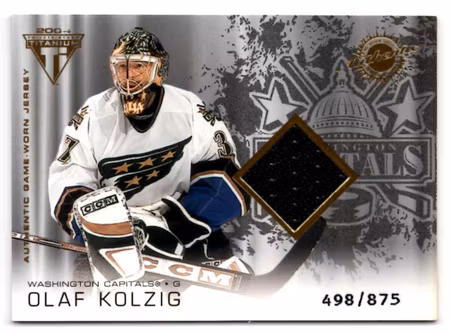 2003-04 Titanium #190 Olaf Kolzig JSY (40-X126-CAPITALS)