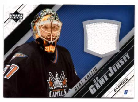 2005-06 Upper Deck Jerseys #JOK Olaf Kolzig (40-37x1-CAPITALS)