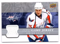 2008-09 Upper Deck Game Jerseys #GJ2KZ Viktor Kozlov (40-X83-CAPITALS)
