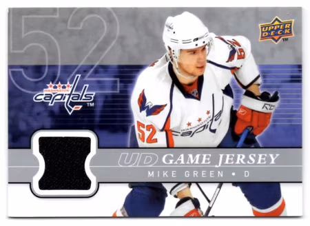 2008-09 Upper Deck Game Jerseys #GJMG Mike Green (30-X43-CAPITALS)