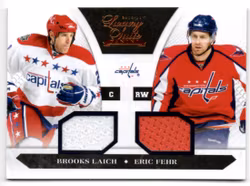 2010-11 Luxury Suite #100 Brooks Laich JSY Eric Fehr JSY (30-X86-CAPITALS)