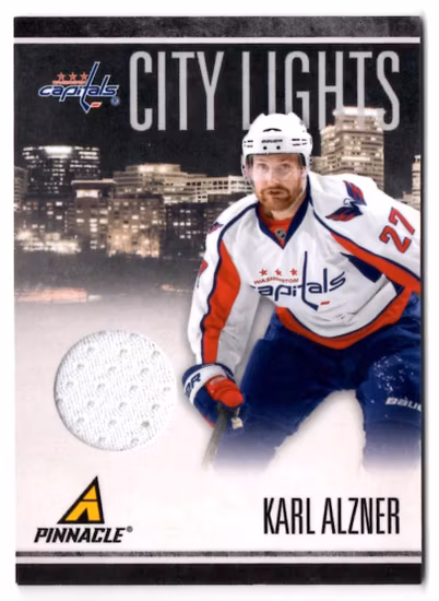 2010-11 Pinnacle City Lights Materials #62 Karl Alzner (30-X85-CAPITALS)