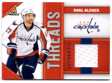 2010-11 Pinnacle Threads #KA Karl Alzner (30-X85-CAPITALS)