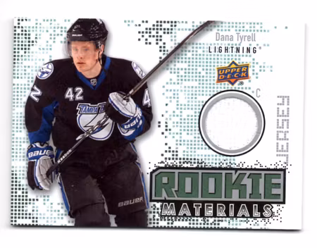 2010-11 Upper Deck Rookie Materials #RMTY Dana Tyrell (30-X83-LIGHTNING)