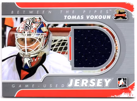 2011-12 Between The Pipes Jerseys Silver #M22 Tomas Vokoun (40-X137-CAPITALS)