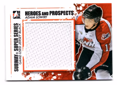 2011-12 ITG Heroes and Prospects Subway Series Jerseys Black #SSM14 Adam Lowry (30-X92-OTHERS)
