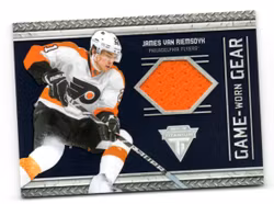 2011-12 Panini Titanium Game Worn Gear #75 James van Riemsdyk (40-X93-FLYERS)