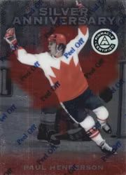 1997-98 Pinnacle Certified Summit Silver #S2 Paul Henderson (40-X12-CANADA)