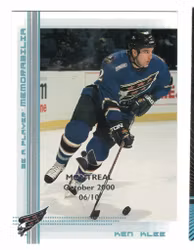 2000-01 BAP Memorabilia Montreal Olympic Stadium Show Blue #376 Ken Klee (40-X68-CAPITALS)