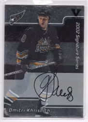 2001-02 BAP Signature Series Autographs #147 Dimitri Khristich (40-X118-CAPITALS)