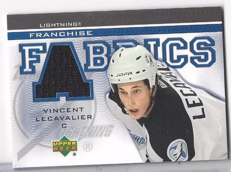 2003-04 Upper Deck Franchise Fabrics #FFVL Vincent Lecavalier (40-X113-LIGHTNING)