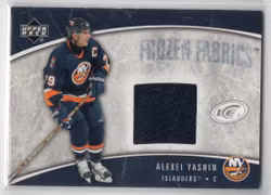 2005-06 Upper Deck Ice Frozen Fabrics #FFAY Alexei Yashin (40-C2-ISLANDERS)