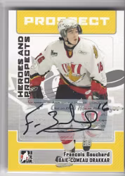 2006-07 ITG Heroes and Prospects Autographs #AFB Francois Bouchard (30-X107-OTHERS)