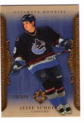 2006-07 Ultimate Collection #100 Jesse Schultz RC (30-X46-CANUCKS)