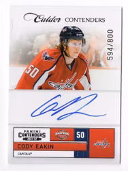 2011-12 Panini Contenders #257 Cody Eakin AU RC (40-X91-CAPITALS)