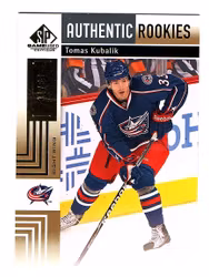 2011-12 SP Game Used Gold #141 Tomas Kubalik (40-X46-BLUEJACKETS)