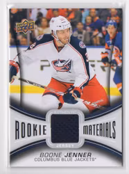 2013-14 Upper Deck Rookie Materials #RMBJ Boone Jenner C (40-21x3-BLUEJACKETS)