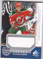 2014-15 SP Game Used Stadium Series Materials Jerseys #SSSG Stephen Gionta E (40-X87-DEVILS)