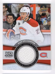 2015-16 Upper Deck Game Jerseys #GJAG Alex Galchenyuk 1F (40-X5-CANADIENS)