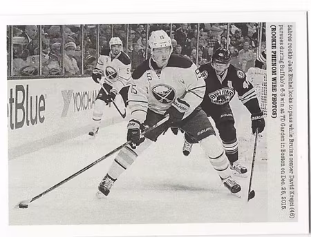 2015-16 Upper Deck Portfolio #308 Jack Eichel (40-158x3-SABRES)