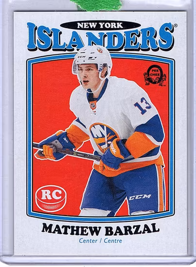 2016-17 O-Pee-Chee Retro #689 Mathew Barzal (40-X35-ISLANDERS)