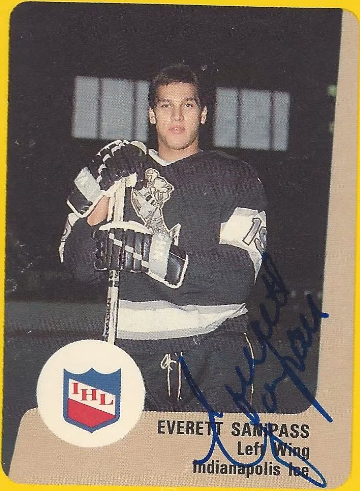 1989-90 ProCards IHL #63 Everett Sanipass (20-X44-OTHERS)