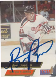 1993-94 Wheeling Thunderbirds #12 Brent Pope (20-X43-OTHERS)