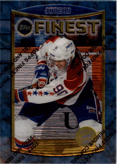 1994-95 Finest Super Team Winners #93 Joe Juneau (20-X56-CAPITALS)