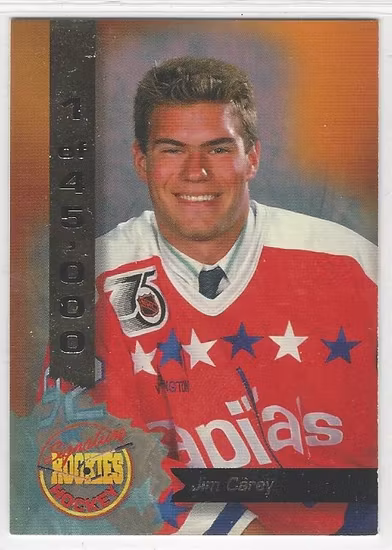 1995 Signature Rookies #44 Jim Carey (20-168x9-CAPITALS)