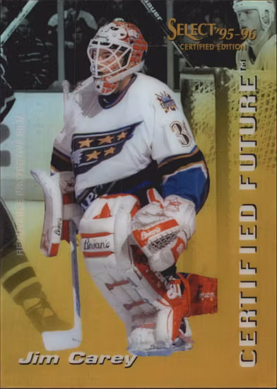 1995-96 Select Certified Future #2 Jim Carey (20-X24-CAPITALS)