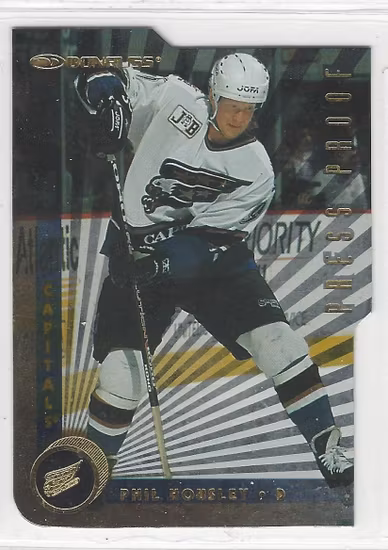 1997-98 Donruss Press Proofs Gold #150 Phil Housley (20-187x8-CAPITALS)