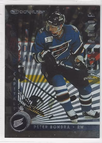 1997-98 Donruss Press Proofs Silver #135 Peter Bondra (20-187x5-CAPITALS)