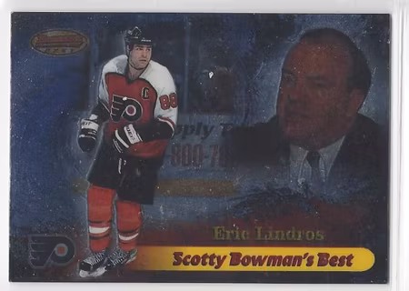 1998-99 Bowman's Best Scotty Bowman's Best #SB5 Eric Lindros (20-292x7-FLYERS)