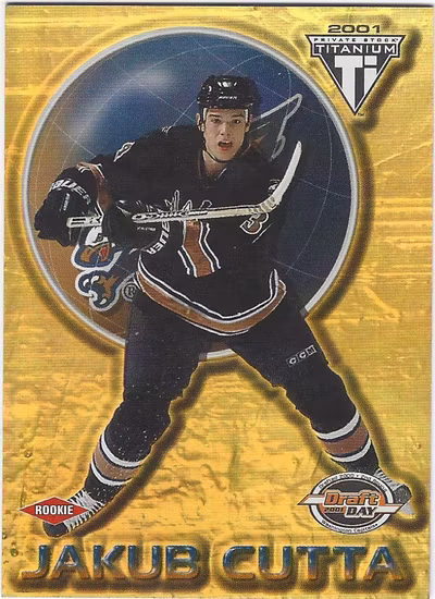 2000-01 Titanium Draft Day Edition #175 Jakub Cutta RC (20-X40-CAPITALS)