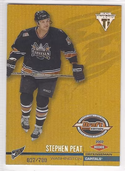 2001-02 Titanium Draft Day Edition #170 Stephen Peat (20-X150-CAPITALS)