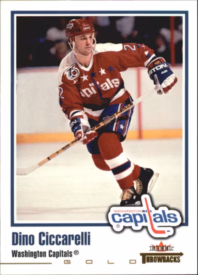 2002-03 Fleer Throwbacks Gold #80 Dino Ciccarelli (20-X64-CAPITALS)