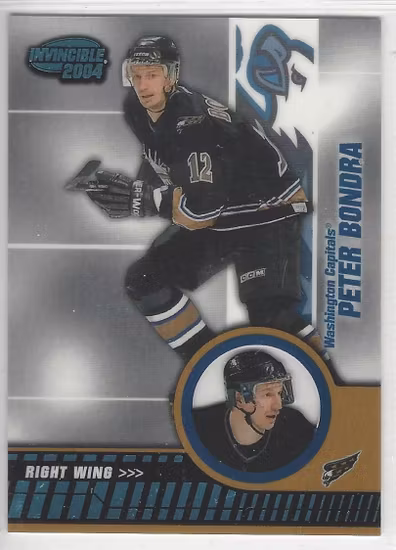 2003-04 Pacific Invincible Blue #98 Peter Bondra (20-X141-CAPITALS)