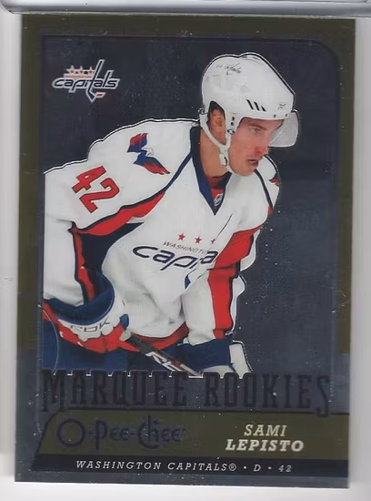 2008-09 O-Pee-Chee Gold #501 Sami Lepisto (20-173x8-CAPITALS)