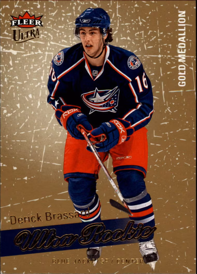 2008-09 Ultra Gold Medallion #201 Derick Brassard (20-X52-BLUEJACKETS)