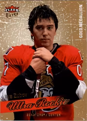 2008-09 Ultra Gold Medallion #207 Ilya Zubov (20-X77-SENATORS)