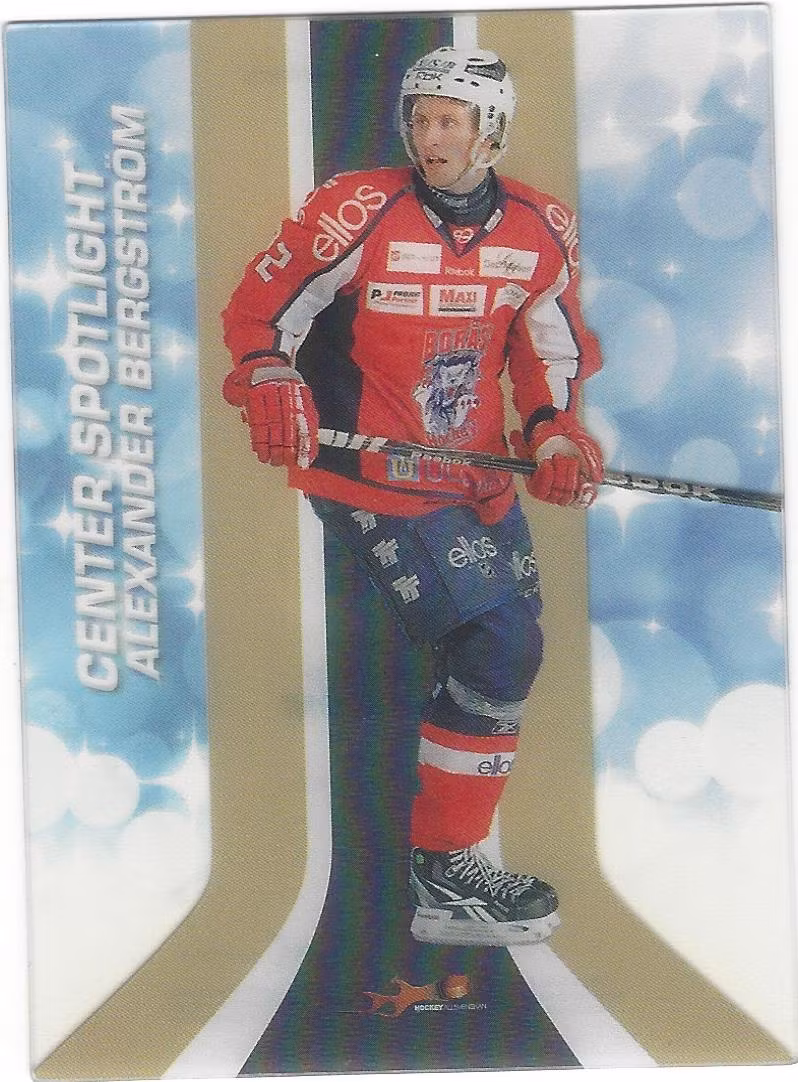 2010-11 Swedish HockeyAllsvenskan Center Spotlight #CS3 Alexander Bergstrom (20-162x6-OTHERS)