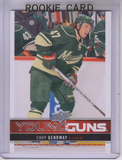 2012-13 Upper Deck #229 Chay Genoway YG RC (20-X24-NHLWILD)
