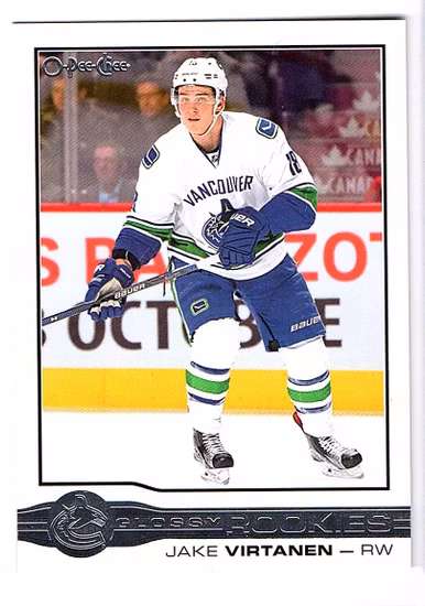 2015-16 O-Pee-Chee Glossy Rookies #R5 Jake Virtanen (20-X58-CANUCKS)