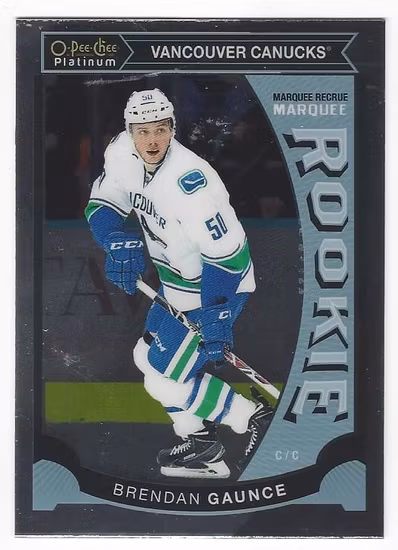 2015-16 O-Pee-Chee Platinum Marquee Rookies #M35 Brendan Gaunce (20-X78-CANUCKS)