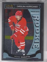 2015-16 O-Pee-Chee Platinum Marquee Rookies #M41 Noah Hanifin (20-X112-HURRICANES)