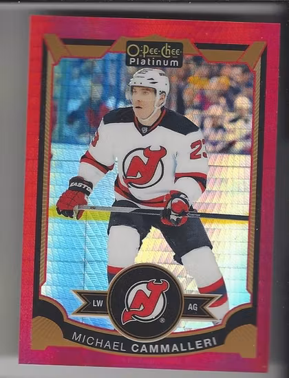 2015-16 O-Pee-Chee Platinum Red Prism #26 Michael Cammalleri (20-X112-DEVILS)