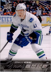 2015-16 Upper Deck #225 Ronalds Kenins YG RC (20-X66-CANUCKS)