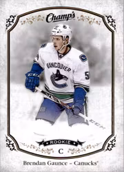 2015-16 Upper Deck Champ's #163 Brendan Gaunce RC (20-X35-CANUCKS)