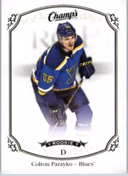 2015-16 Upper Deck Champ's #173 Colton Parayko RC (20-X66-BLUES)